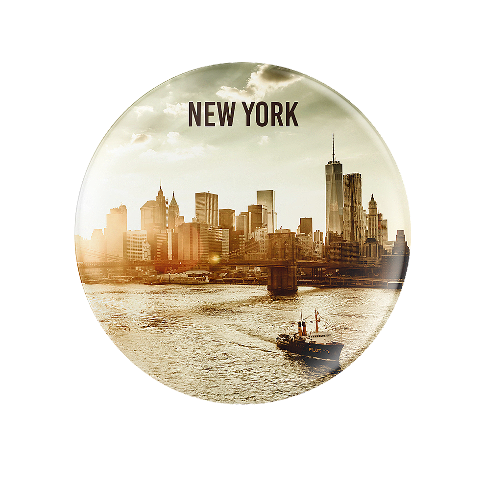 Round Magnet - 75 NY 1017