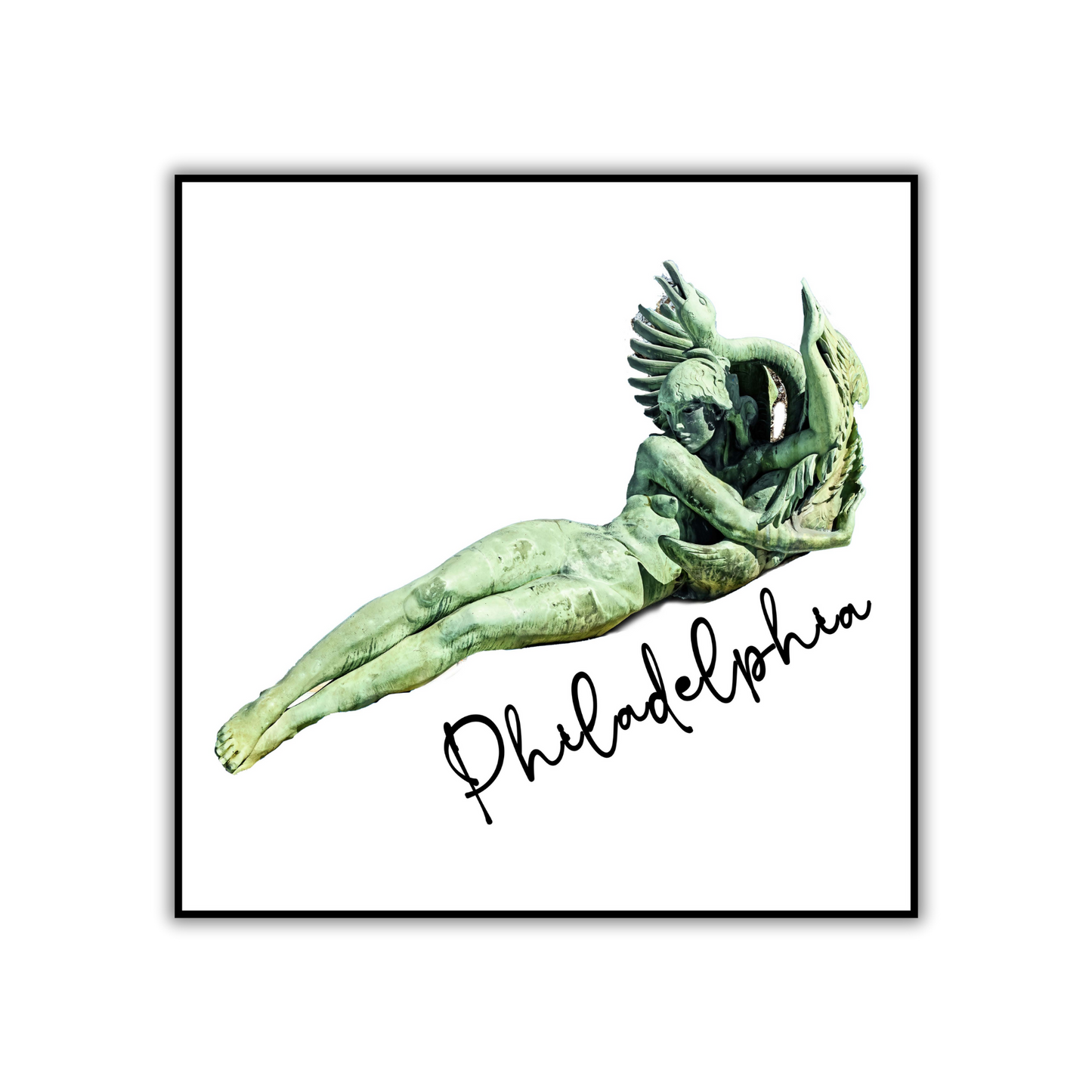 Philadelphia Square Magnet