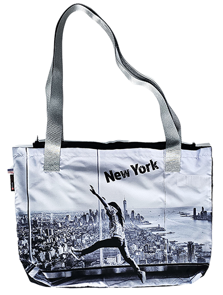 New York City Tote Bag (with zipper on top)
