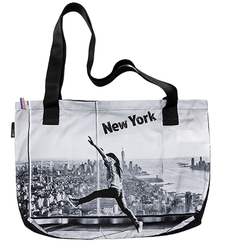 New York City Tote Bag (with zipper on top)