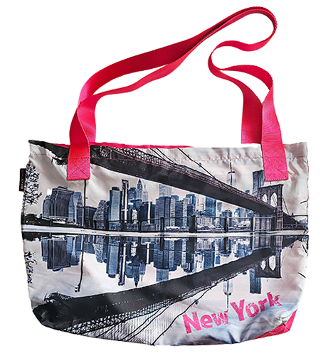 New York City Tote Bag (with zipper on top)